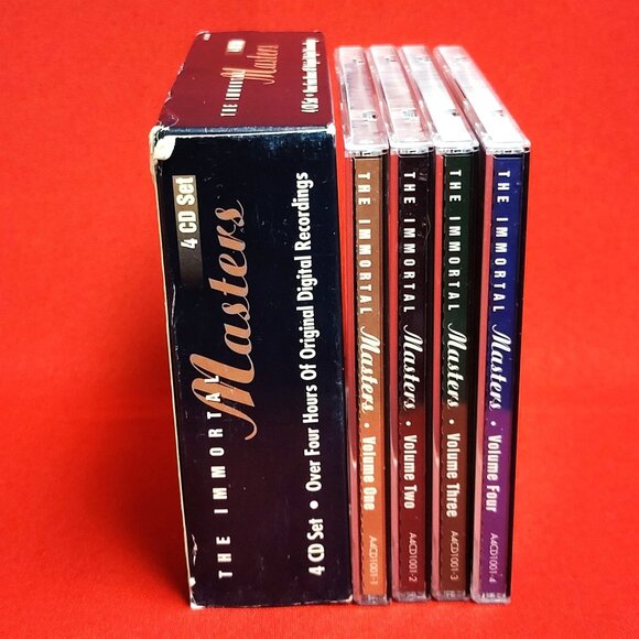 The Immortal Masters 4 CD Set Bach Beethoven Mozart Tchaikovsky - Picture 4 of 14